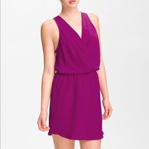 Rory Beca Maya Silk Dress in Magenta Small